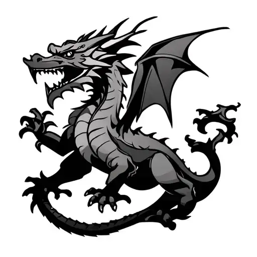 Welsh Dragon And Welsh Influence Naruto Style