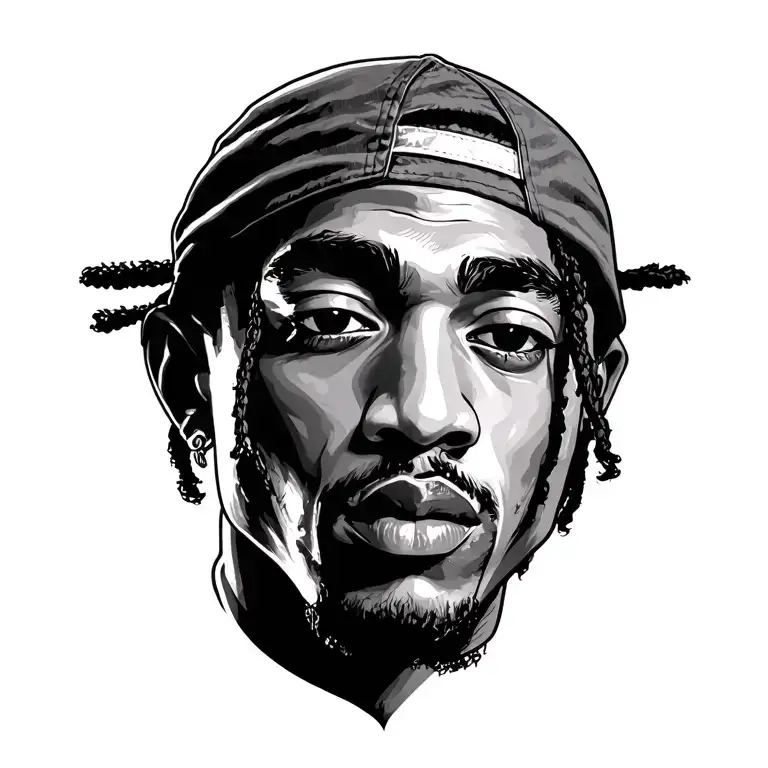 A Little Tatoo That Represents Tupac Shakur