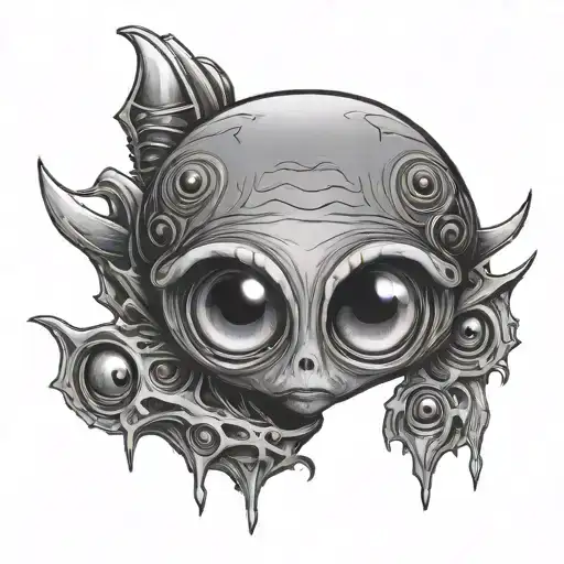 Alien Big Eyes Big Head