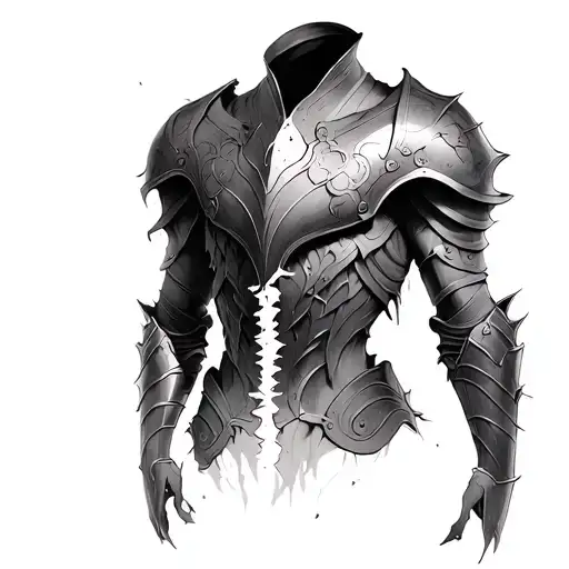 Torn Armor On The Ribs