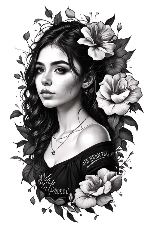 Relist Realistic Hyper Tattoo With A Short Sentence And Some Photo