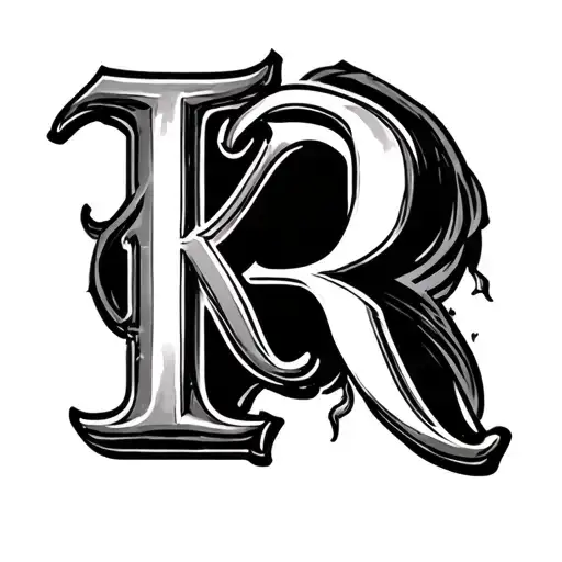 Letters R And K Letter Where K Is Hidden In R