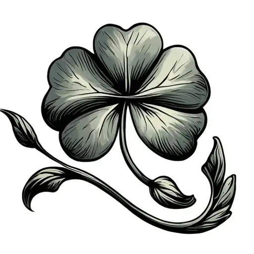 3 Leaf Clover Made Of 3 Number 2