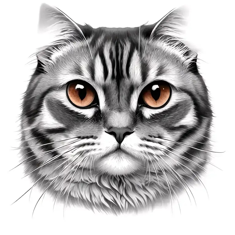 Brown Eye Of The Persian Cat Just The Eyes Looking Straight Land Scape