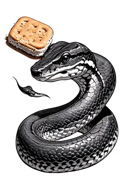 Ball Python With A Smore