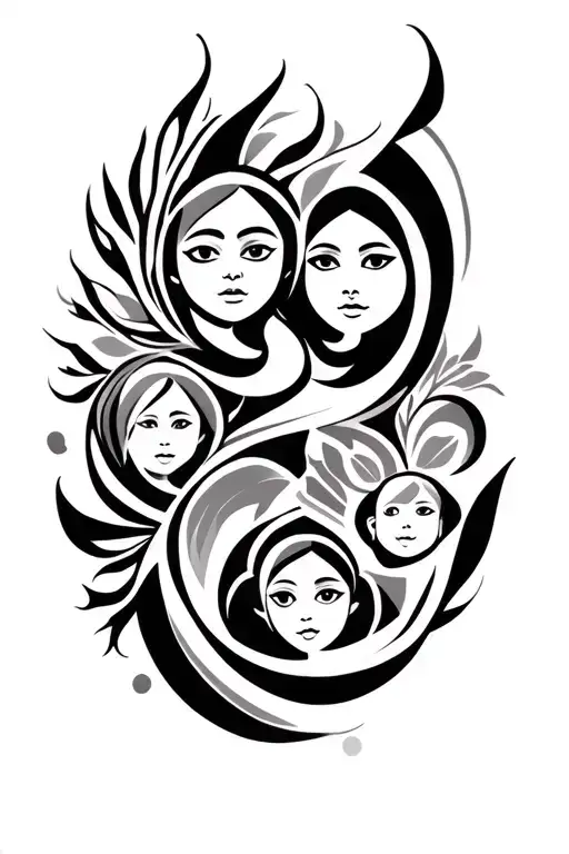 Tribal Design Incorporating Family