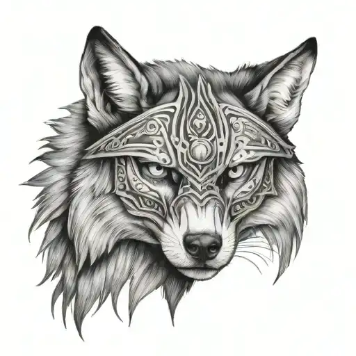 Half Wolf Eyes And Half Gladiator Eyes