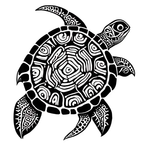 Turtle Aboriginal Art