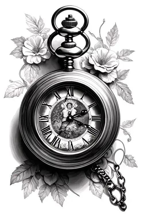 Alice In Wonderland Pocket Watch