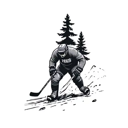 Outdoor Hockey Forest Camping