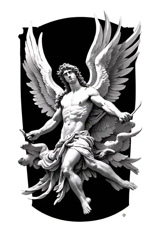 Greek Myth Icarus Falling