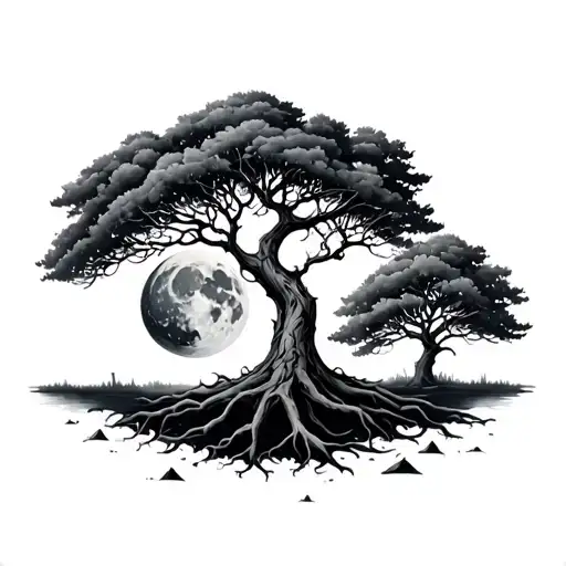 Poison Tree With Moon