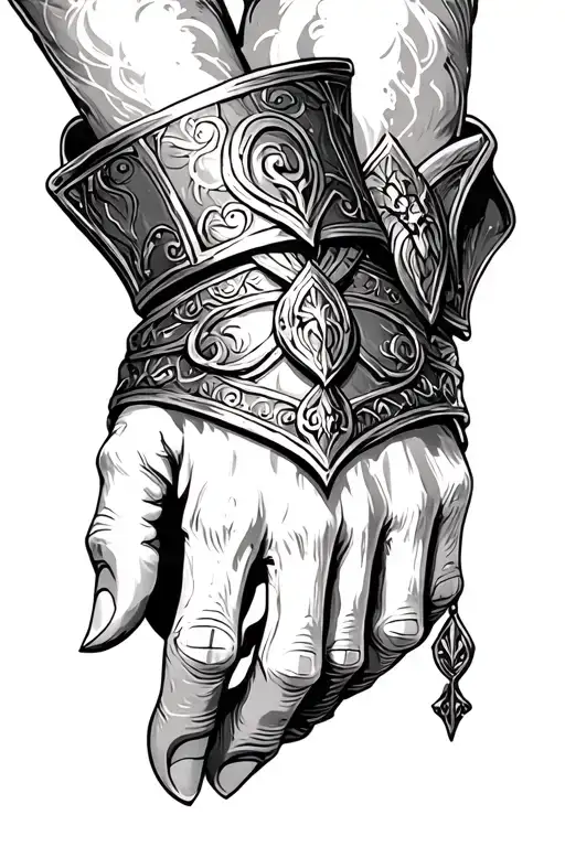 Gauntlet Hand Medieval