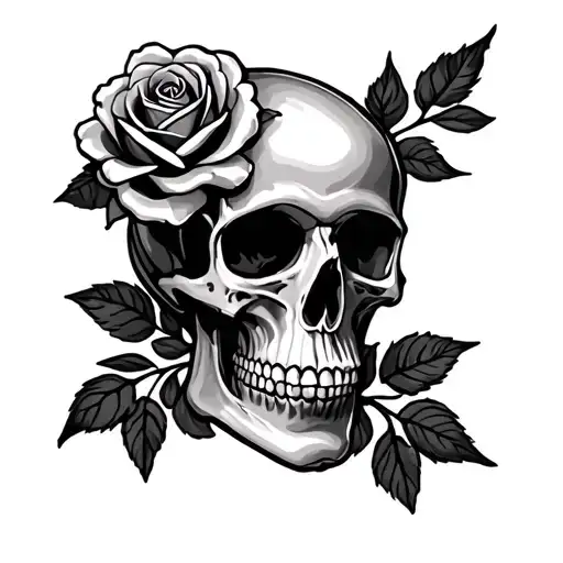 Skull And Roses