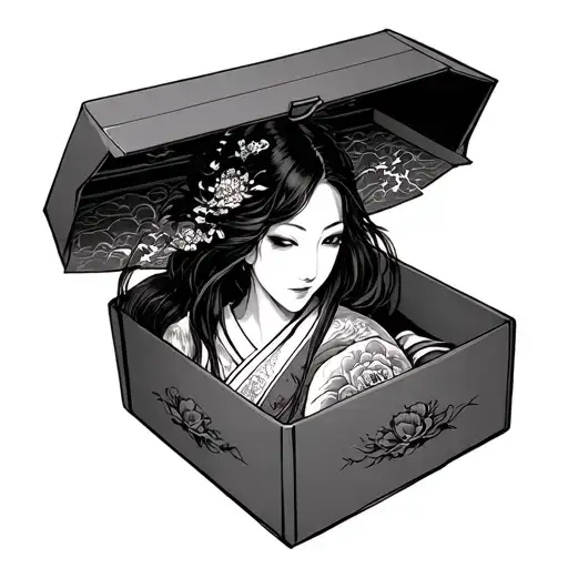 Japanese Art Inside A Box