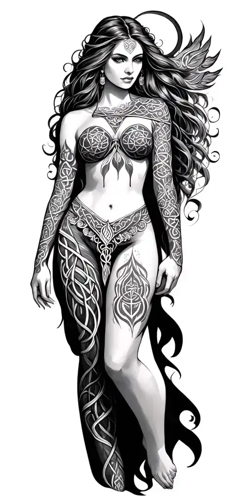 Celtic Women Full Body