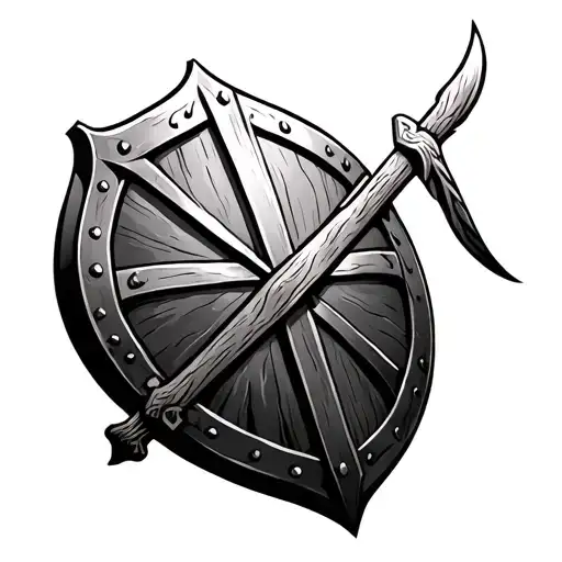 Viking Shield Crossed