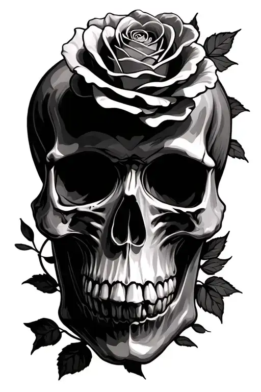 Skull And Roses