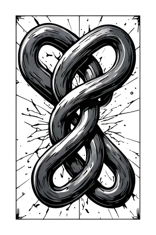 Broken Infinity Sign Chain