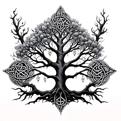 The Celtic Tree Of Life Growing