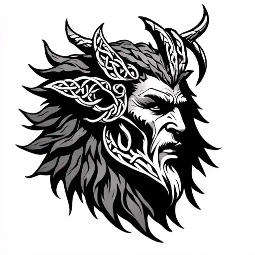 The Celtic God Dagda