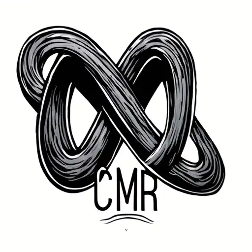 Infinity Symbol With 3 Letters Cmr