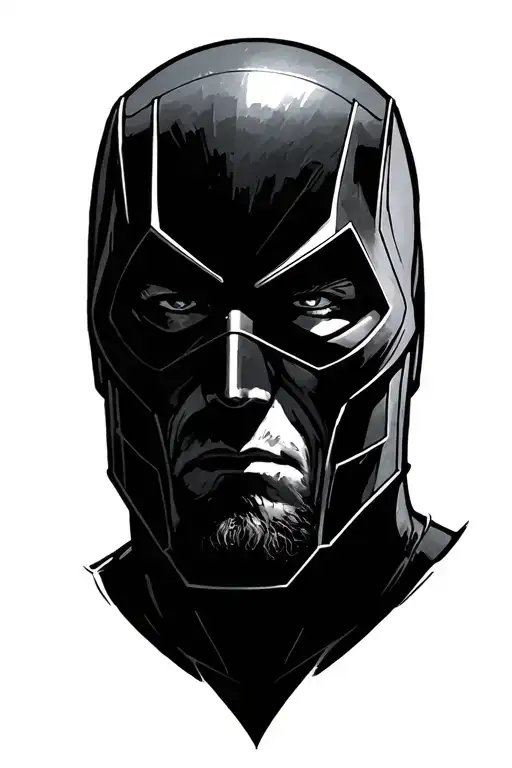 Marvel And Dc Comics Style Man