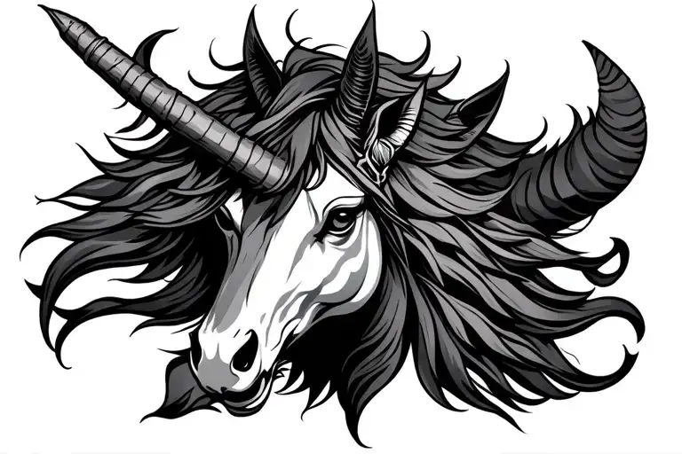 Forearmband Tattoo With Carpricorn Head