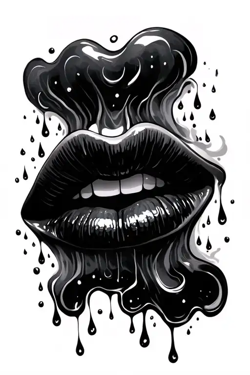 Lip Cloud Rain Drops