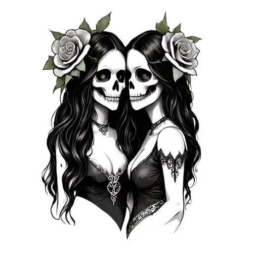 Twin Sister Macabre Simple