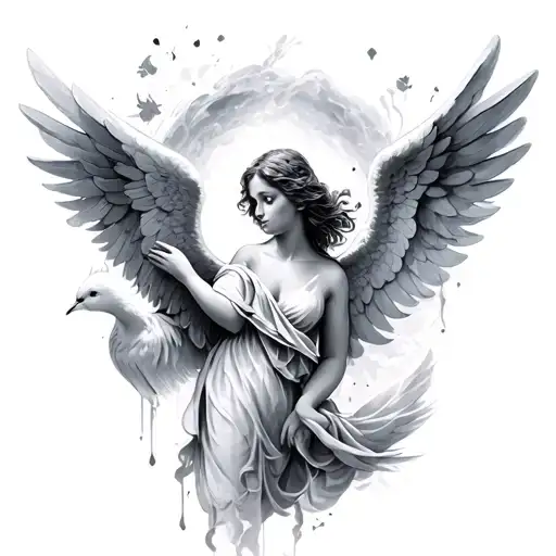 Angel And Dove