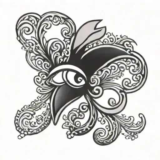 Fleur De Lis Lsu Eye