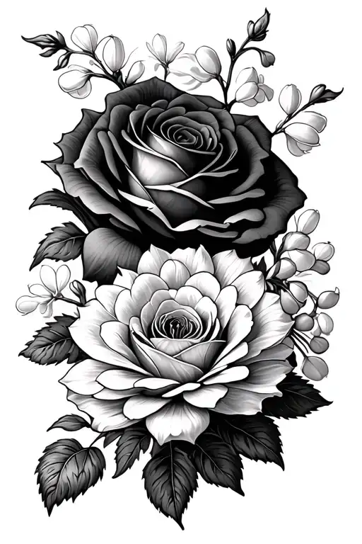 Roses Chrysanthemum Honeysuckle Lilly Of The Valley