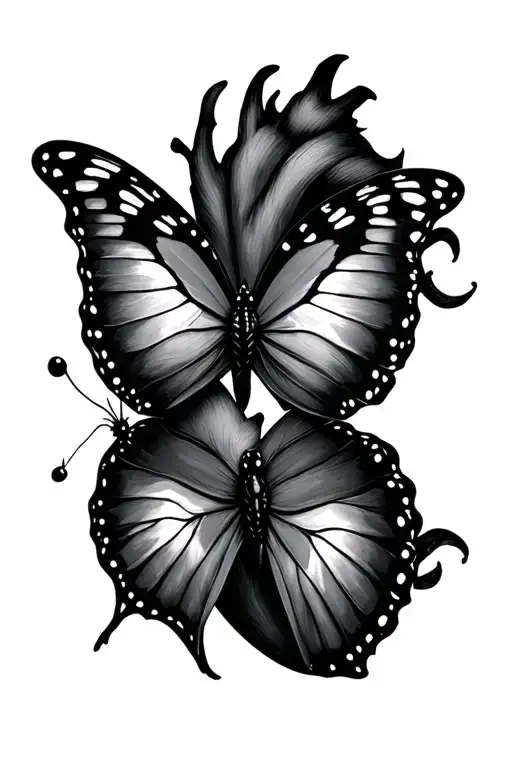 Butterfly Into A Heart