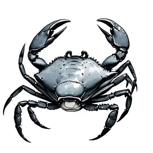 Cancer Crab Astrology Inspired Tattoo Showcasing