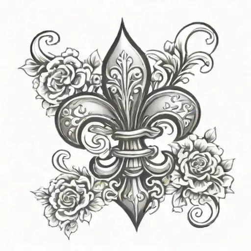 Fleur De Lis Lsu Tigers