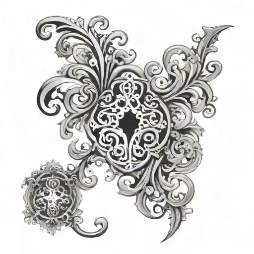 Fillagree With Keyhole Design
