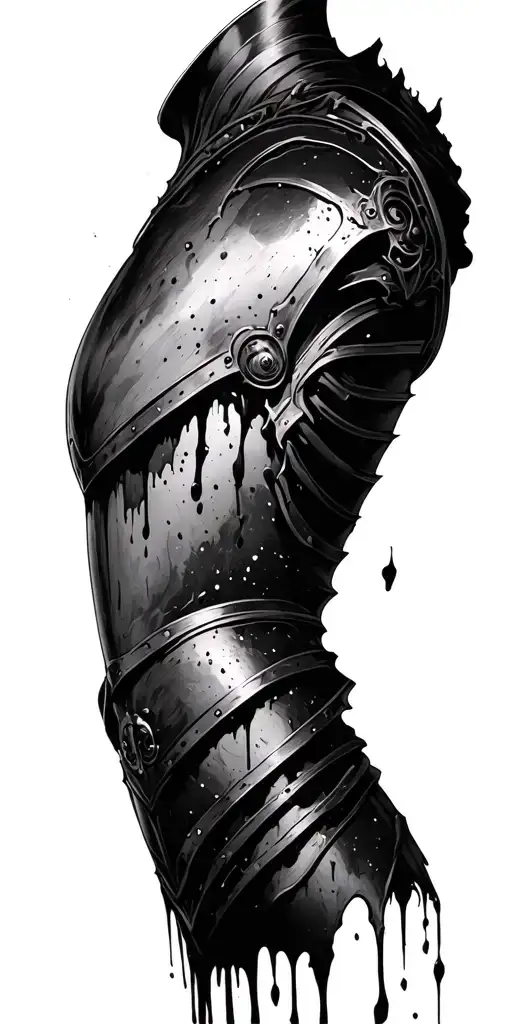 Shoulder Armor Blood Splatter