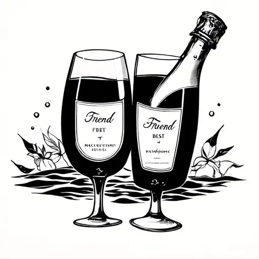 Best Friend Champagne Voyage Forte Friendship