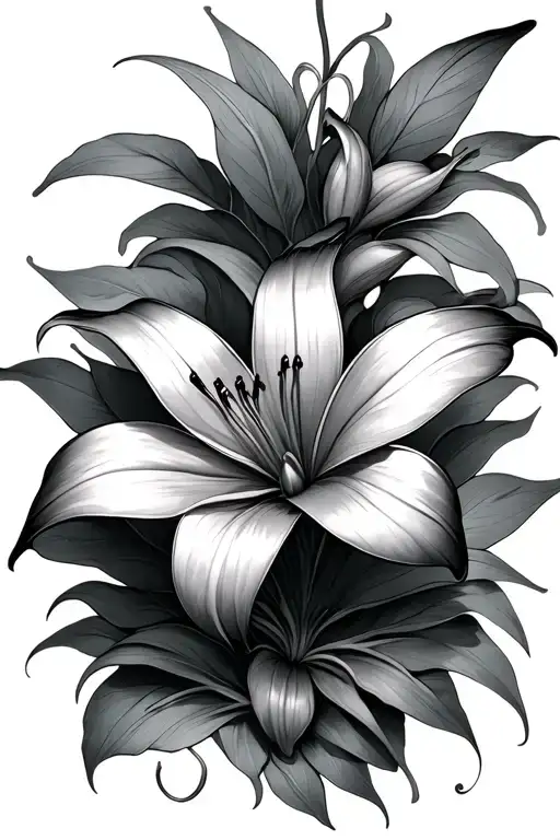 Butterfly Lily Strength Inspired