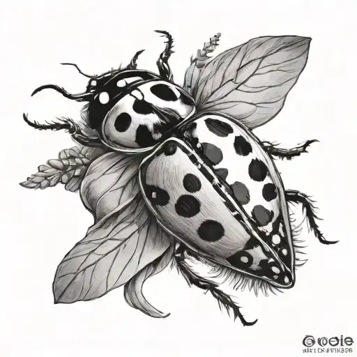 Ladybug Flying