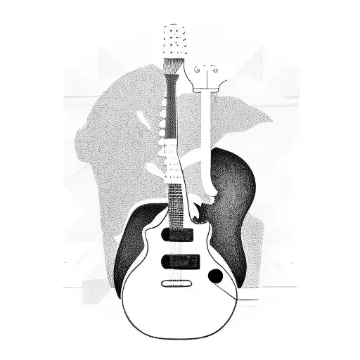 Guitar With A Photographic Camera