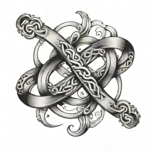 Infinity Symbol Intertwined