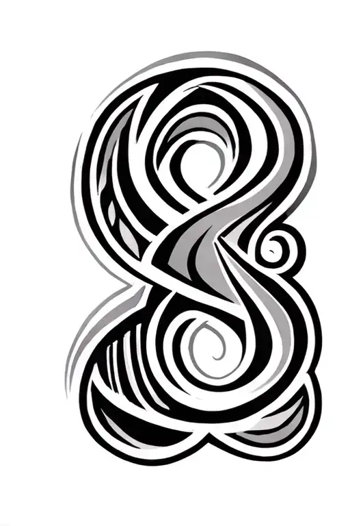 Number 8 W African Tribal Patterns