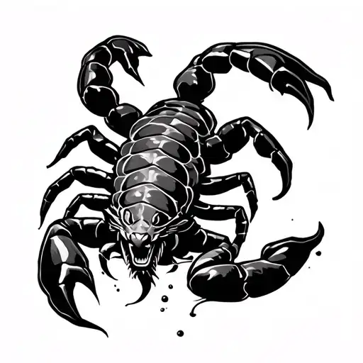 Scorpion Crawling Water Tiger