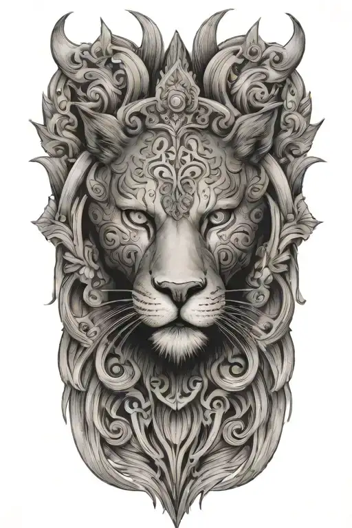 A Black-grey Tattoo For Men That Gives Attractive Look To Womens Sight