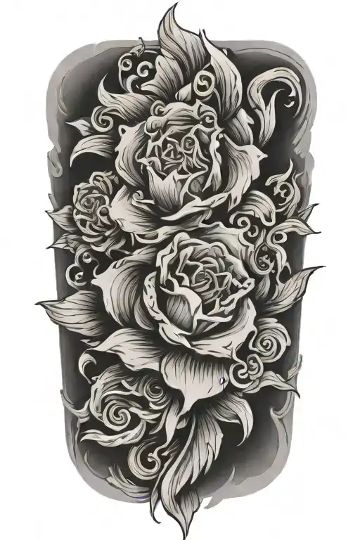 A Black-grey Forearm Tattoo For Men That Gives Attractive Look To Womens Sight