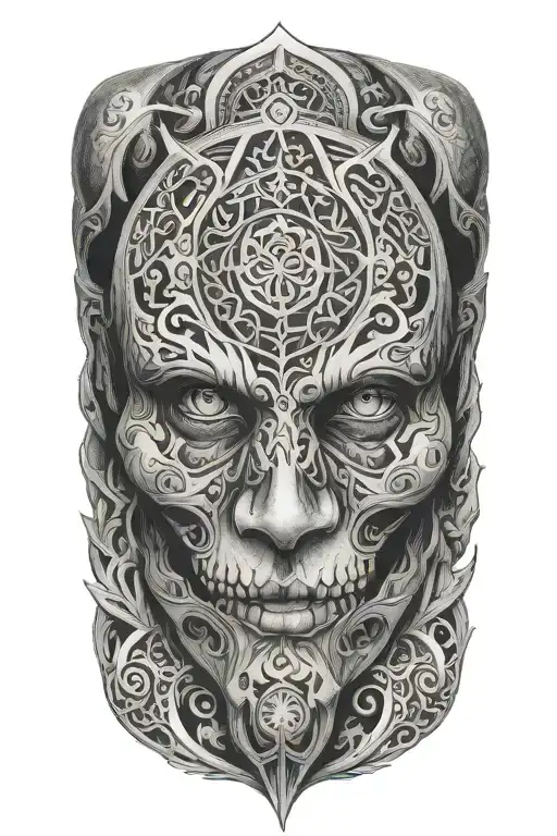 Hottest Black-grey Forearm Tattoo For Men