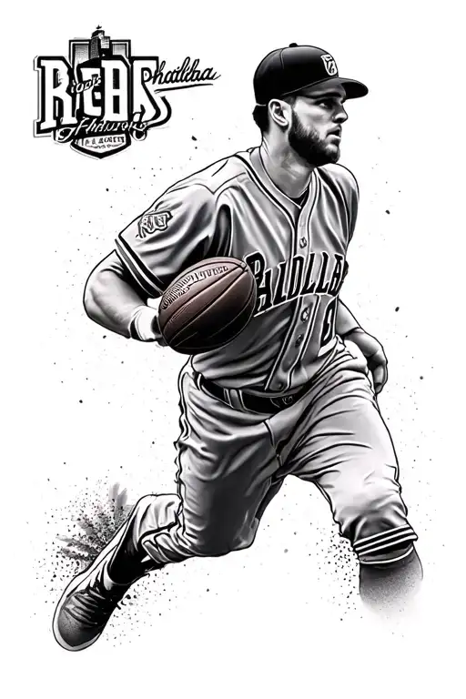 Philadelphia Sports Tattoo Including Things That The City Is Known For