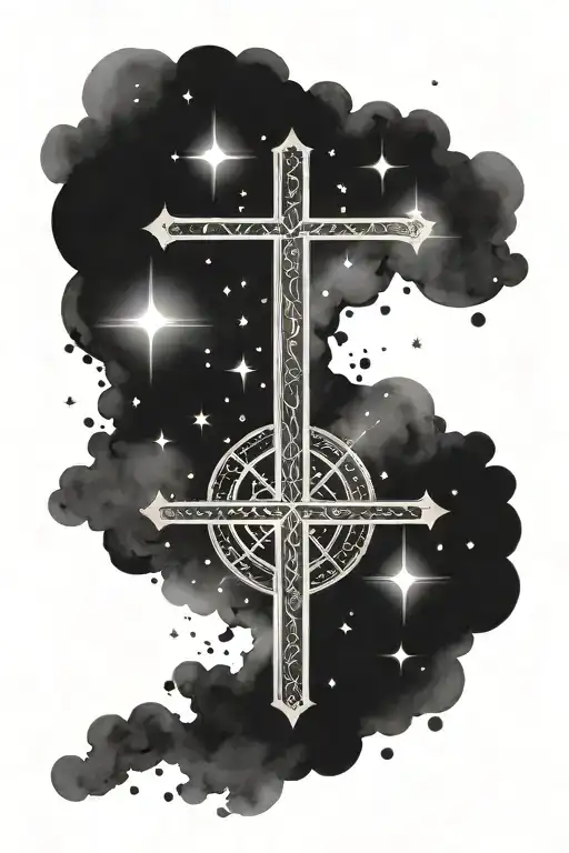 The Name Charles With A Cross Constellation Rising